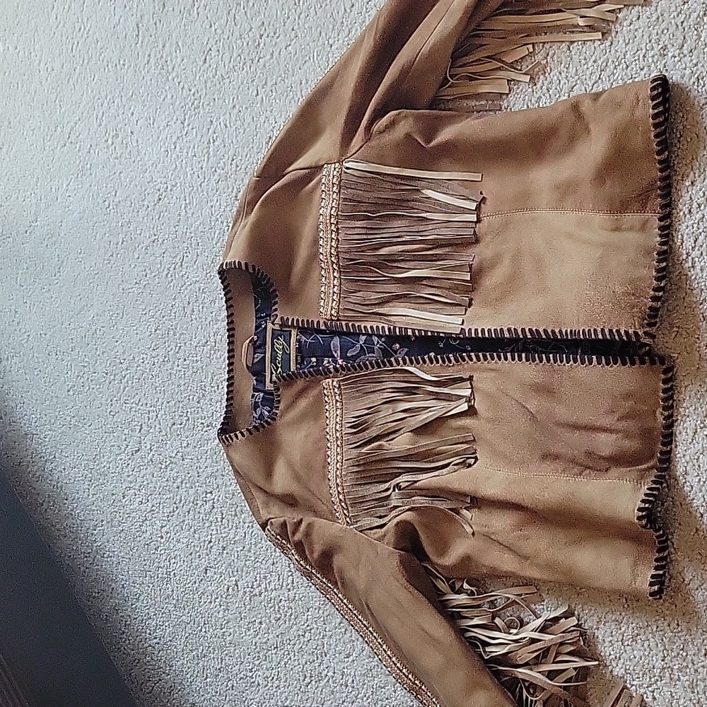 Scully Leather Fringe And Stud Jacket New XXL - Picture 11 of 12